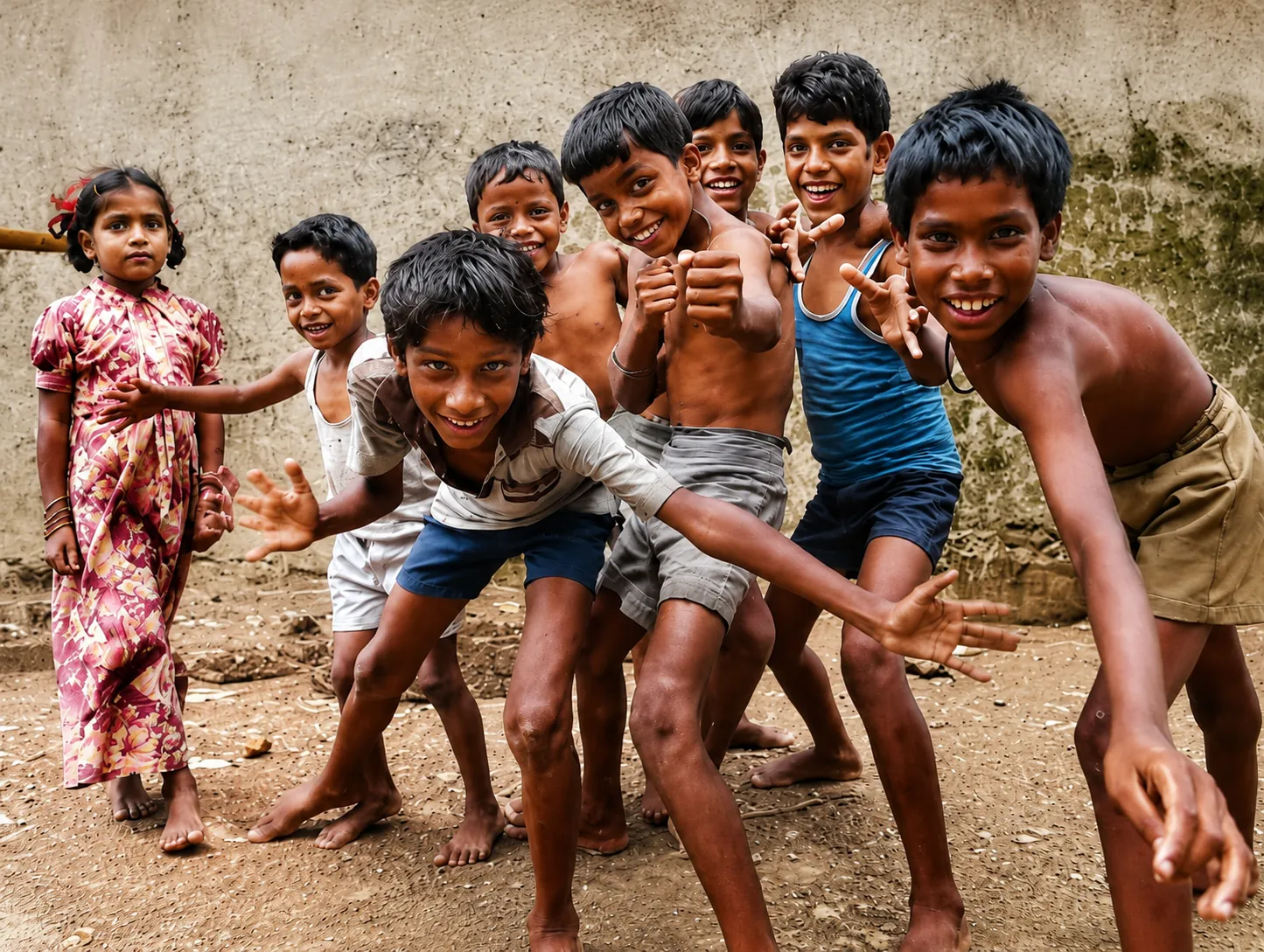 Enfants des rues de Calcutta